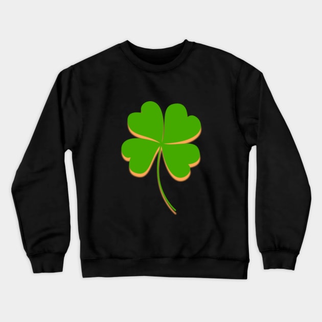 St Patrick's Day shamrock Crewneck Sweatshirt by zeevana